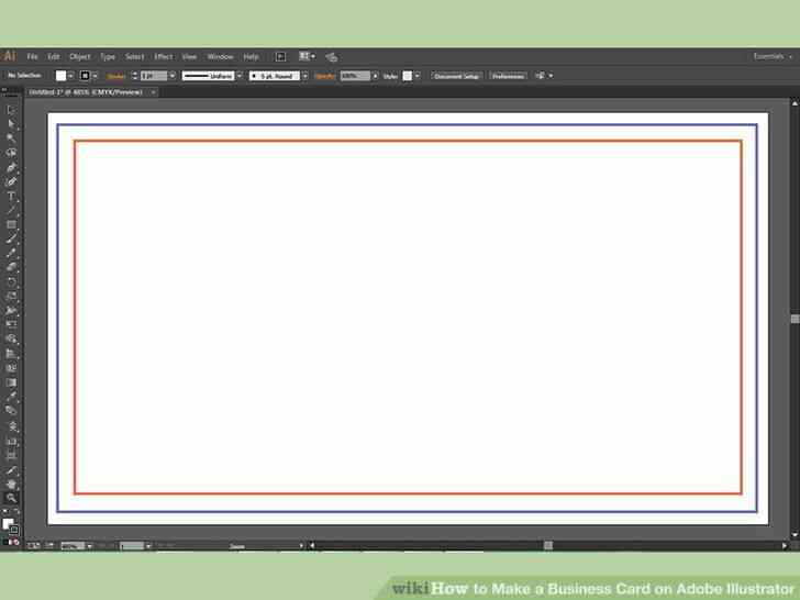 Image intitulée Faire une Carte de visite sur Adobe Illustrator Étape 1